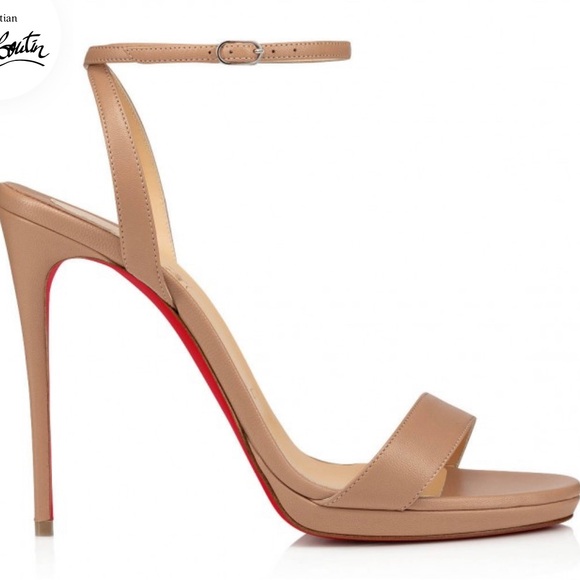 Christian Louboutin -Loubi Queen -Women Size 7 -Nappa Leather (Nude) - Picture 8 of 8